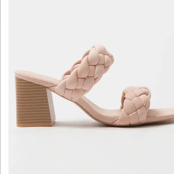 Soda Blush Braided Sandal - Picture 3 of 7